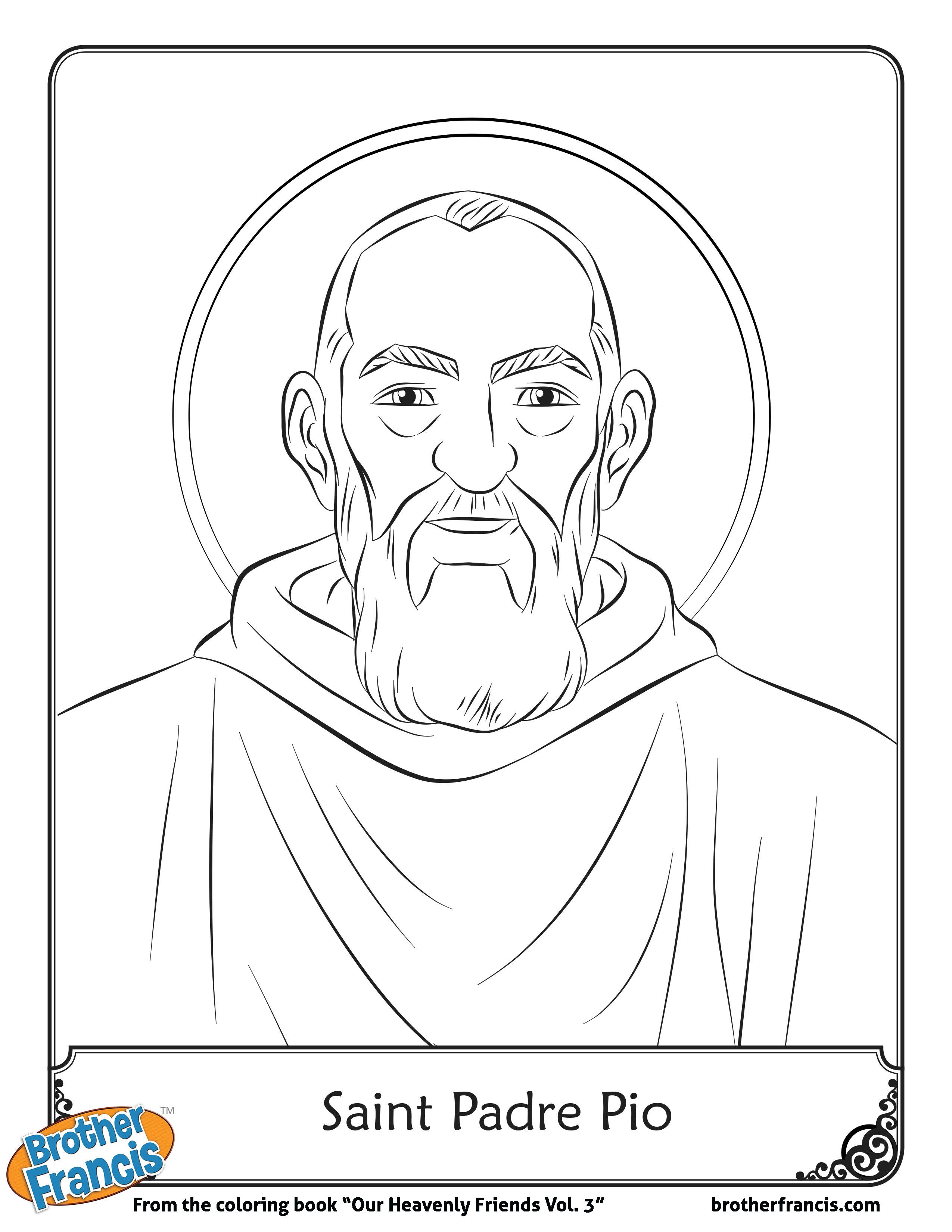 September 23_Saint-padre-pio-free-coloring-page-page-001